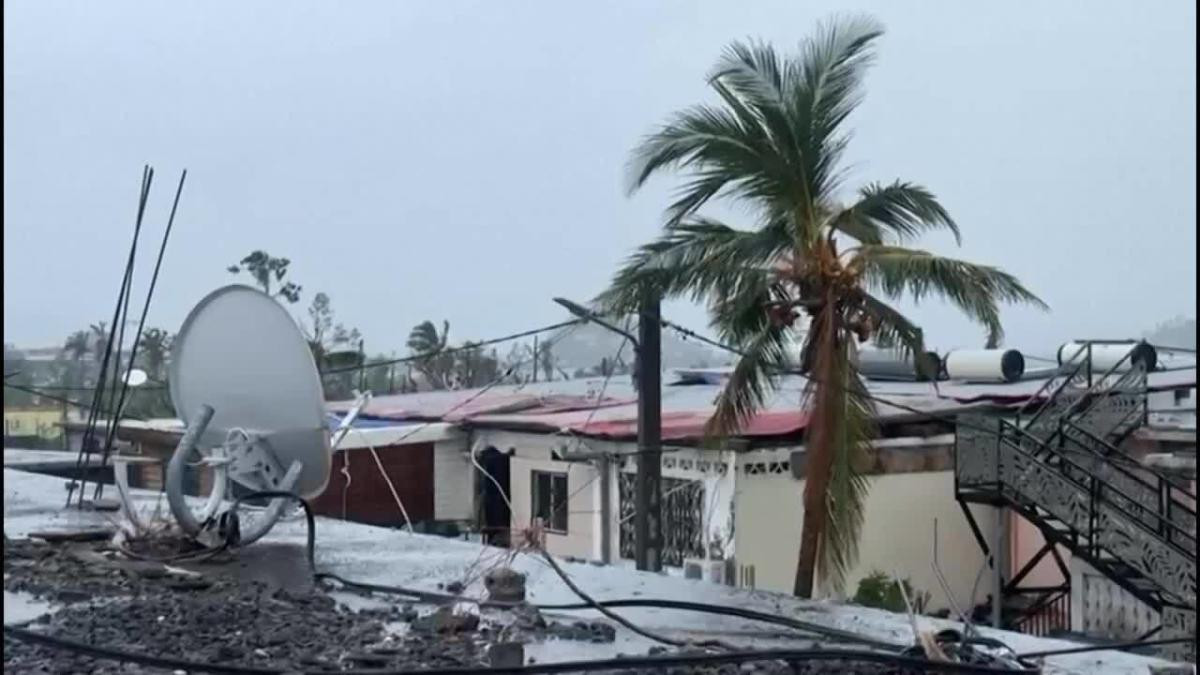 Cyclone-hit Mayotte